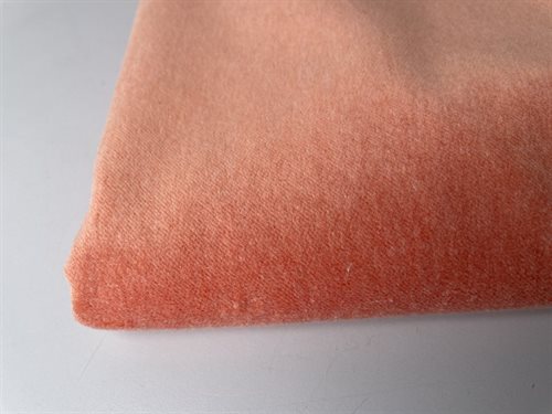 Møbelstof - velour agtig i blid peach